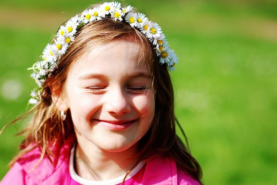 Springtime happiness