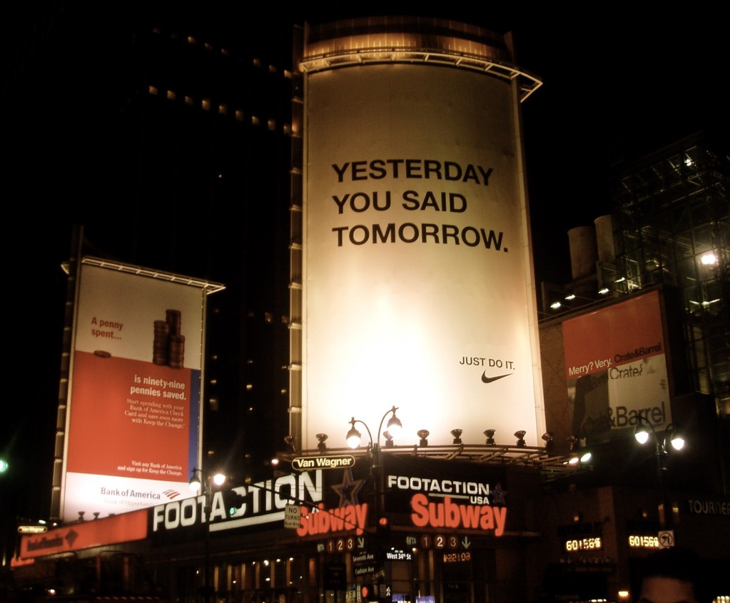 Yesterday you said tomorrow Yesterday you said tomorrow