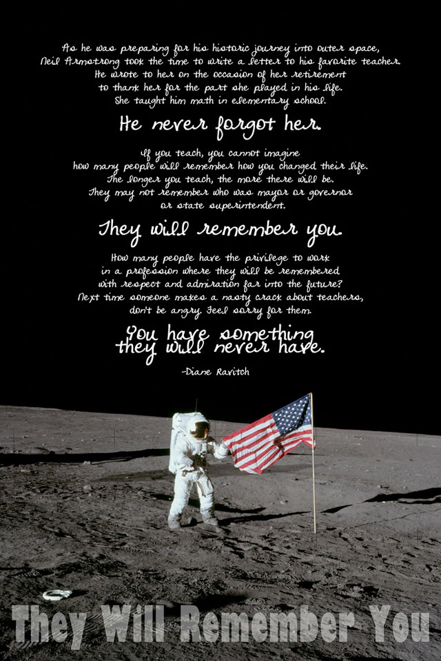 Neil Armstrong Το γράμμα του Neil Armstrong στη δασκάλα του