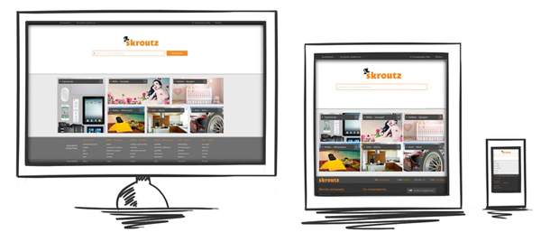 Skroutz responsive design 