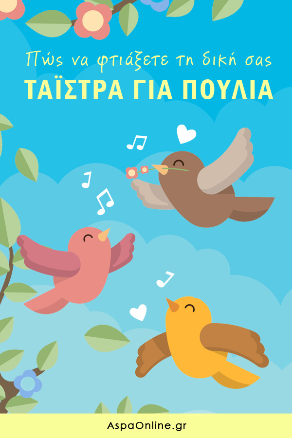 Πώς να φτιάξετε τη δική σας ταΐστρα για πουλιά